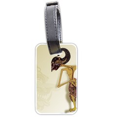 Gunungan Wayang Wallpaper Luggage Tag (two sides) from ArtsNow.com Back