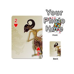 Gunungan Wayang Wallpaper Playing Cards 54 (Mini) from ArtsNow.com Front - Heart2