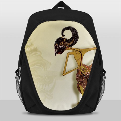 Gunungan Wayang Wallpaper Backpack Bag from ArtsNow.com Front