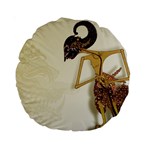 Gunungan Wayang Wallpaper Standard 15  Premium Round Cushion 
