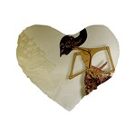 Gunungan Wayang Wallpaper Standard 16  Premium Heart Shape Cushion 
