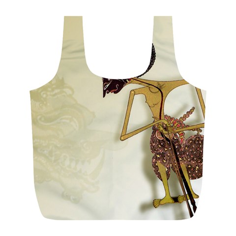 Gunungan Wayang Wallpaper Full Print Recycle Bag (L) from ArtsNow.com Front