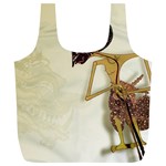 Gunungan Wayang Wallpaper Full Print Recycle Bag (XL)