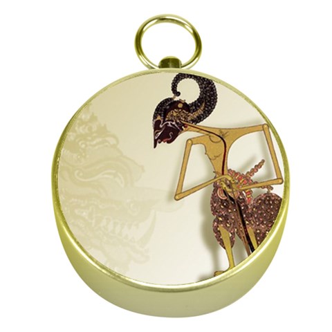 Gunungan Wayang Wallpaper Gold Compass from ArtsNow.com Front