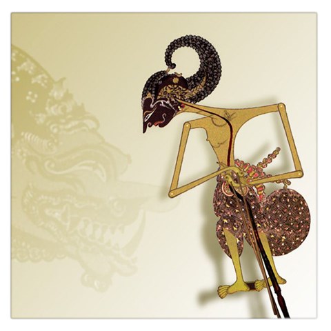 Gunungan Wayang Wallpaper Large Satin Scarf (Square) from ArtsNow.com Front