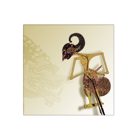 Gunungan Wayang Wallpaper Satin Bandana Scarf from ArtsNow.com Front