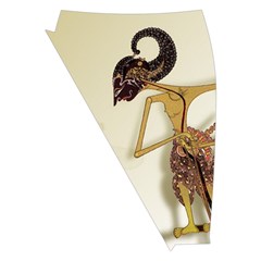 Gunungan Wayang Wallpaper Midi Wrap Pencil Skirt from ArtsNow.com Front Left