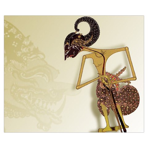 Gunungan Wayang Wallpaper Medium Tote Bag from ArtsNow.com Front