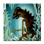 Lukisan Wayang Kulit Tile Coaster