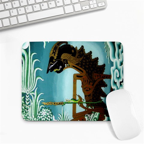 Lukisan Wayang Kulit Small Mousepad from ArtsNow.com Front