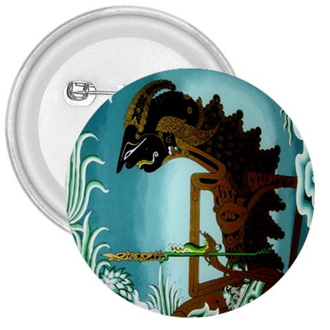 Lukisan Wayang Kulit 3  Button from ArtsNow.com Front