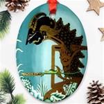 Lukisan Wayang Kulit Ornament (Oval)