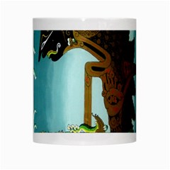 Lukisan Wayang Kulit White Mug from ArtsNow.com Center