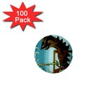 Lukisan Wayang Kulit 1  Mini Button (100 pack) 