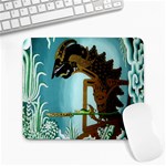 Lukisan Wayang Kulit Large Mousepad