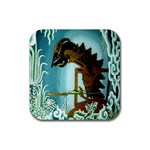 Lukisan Wayang Kulit Rubber Coaster (Square)