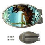 Lukisan Wayang Kulit Money Clip (Oval)