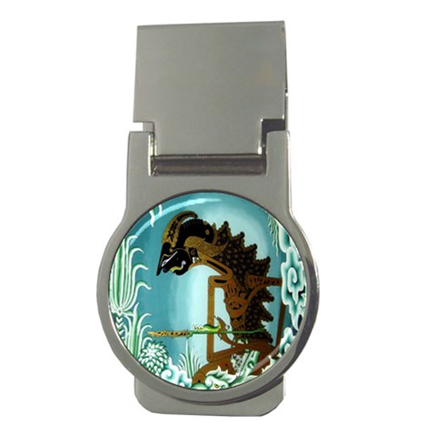Lukisan Wayang Kulit Money Clip (Round) from ArtsNow.com Front