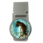 Lukisan Wayang Kulit Money Clip (Round)