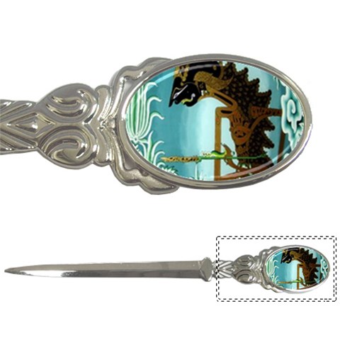 Lukisan Wayang Kulit Letter Opener from ArtsNow.com Front