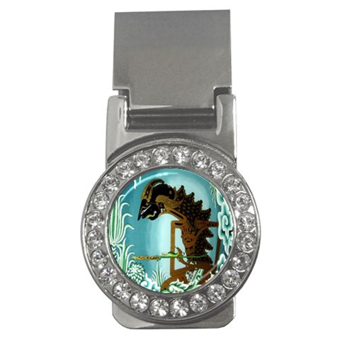 Lukisan Wayang Kulit Money Clip (CZ) from ArtsNow.com Front