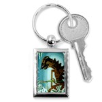 Lukisan Wayang Kulit Key Chain (Rectangle)