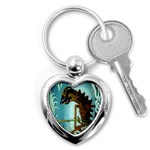 Lukisan Wayang Kulit Key Chain (Heart)