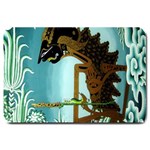 Lukisan Wayang Kulit Large Doormat