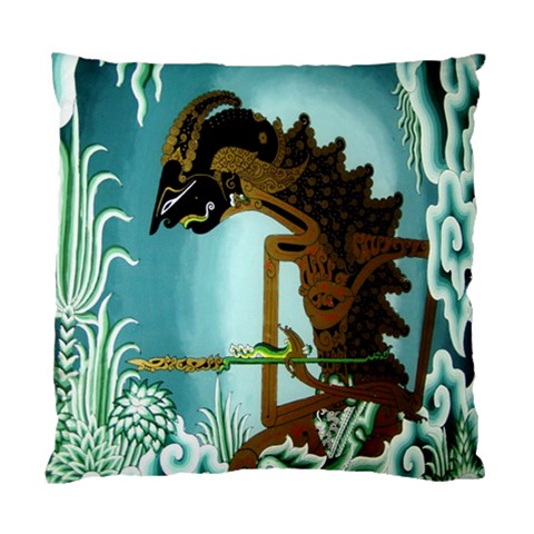 Lukisan Wayang Kulit Standard Cushion Case (One Side) from ArtsNow.com Front