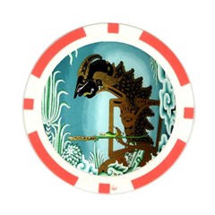 Lukisan Wayang Kulit Poker Chip Card Guard (10 pack) from ArtsNow.com Back
