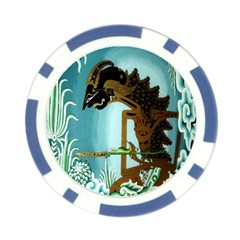 Lukisan Wayang Kulit Poker Chip Card Guard (10 pack) from ArtsNow.com Back
