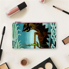 Lukisan Wayang Kulit Cosmetic Bag (Small) from ArtsNow.com Front