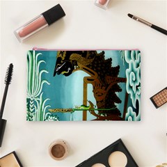 Lukisan Wayang Kulit Cosmetic Bag (Medium) from ArtsNow.com Front