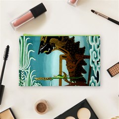 Lukisan Wayang Kulit Cosmetic Bag (Medium) from ArtsNow.com Front
