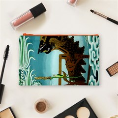Lukisan Wayang Kulit Cosmetic Bag (Medium) from ArtsNow.com Front