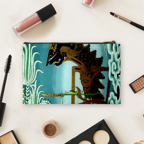 Lukisan Wayang Kulit Cosmetic Bag (Medium) from ArtsNow.com Back