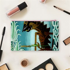Lukisan Wayang Kulit Cosmetic Bag (Medium) from ArtsNow.com Back