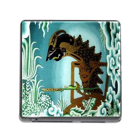 Lukisan Wayang Kulit Memory Card Reader (Square) from ArtsNow.com Front
