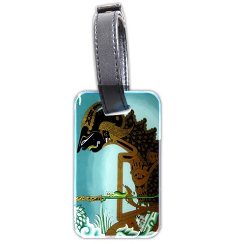 Lukisan Wayang Kulit Luggage Tag (two sides) from ArtsNow.com Back