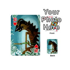 Lukisan Wayang Kulit Playing Cards 54 (Mini) from ArtsNow.com Front - Heart10