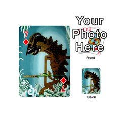 Lukisan Wayang Kulit Playing Cards 54 (Mini) from ArtsNow.com Front - Diamond7