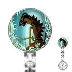 Lukisan Wayang Kulit Stainless Steel Nurses Watch