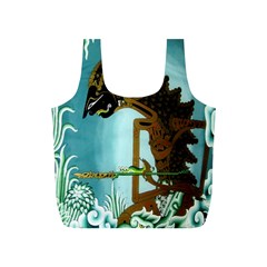 Lukisan Wayang Kulit Full Print Recycle Bag (S) from ArtsNow.com Back