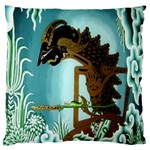 Lukisan Wayang Kulit Standard Flano Cushion Case (Two Sides)