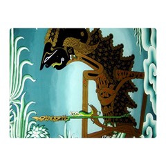 Lukisan Wayang Kulit Double Sided Flano Blanket (Mini) from ArtsNow.com 35 x27  Blanket Back