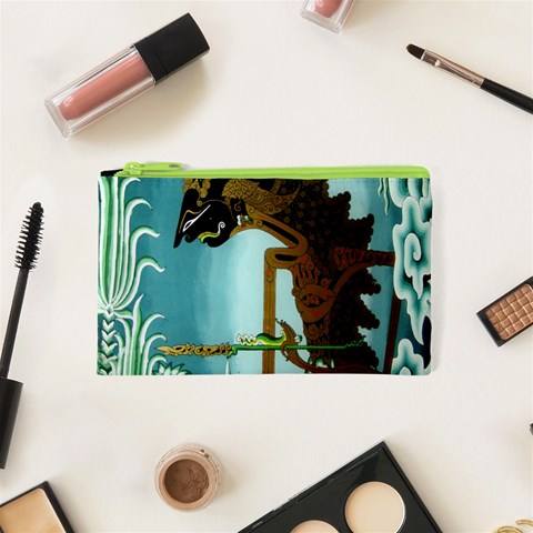 Lukisan Wayang Kulit Cosmetic Bag (XS) from ArtsNow.com Front