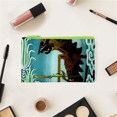 Lukisan Wayang Kulit Cosmetic Bag (XS) from ArtsNow.com Front