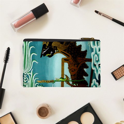 Lukisan Wayang Kulit Cosmetic Bag (XS) from ArtsNow.com Back