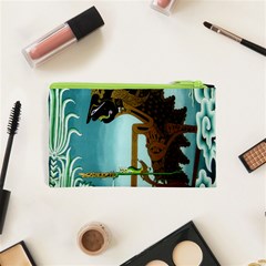 Lukisan Wayang Kulit Cosmetic Bag (XS) from ArtsNow.com Back