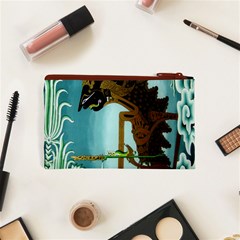 Lukisan Wayang Kulit Cosmetic Bag (XS) from ArtsNow.com Back